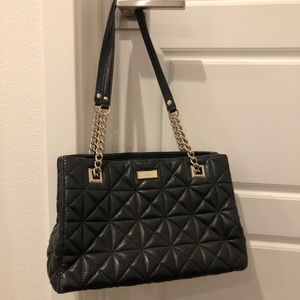 Kate Spade Quilted Black Shoulder Bag